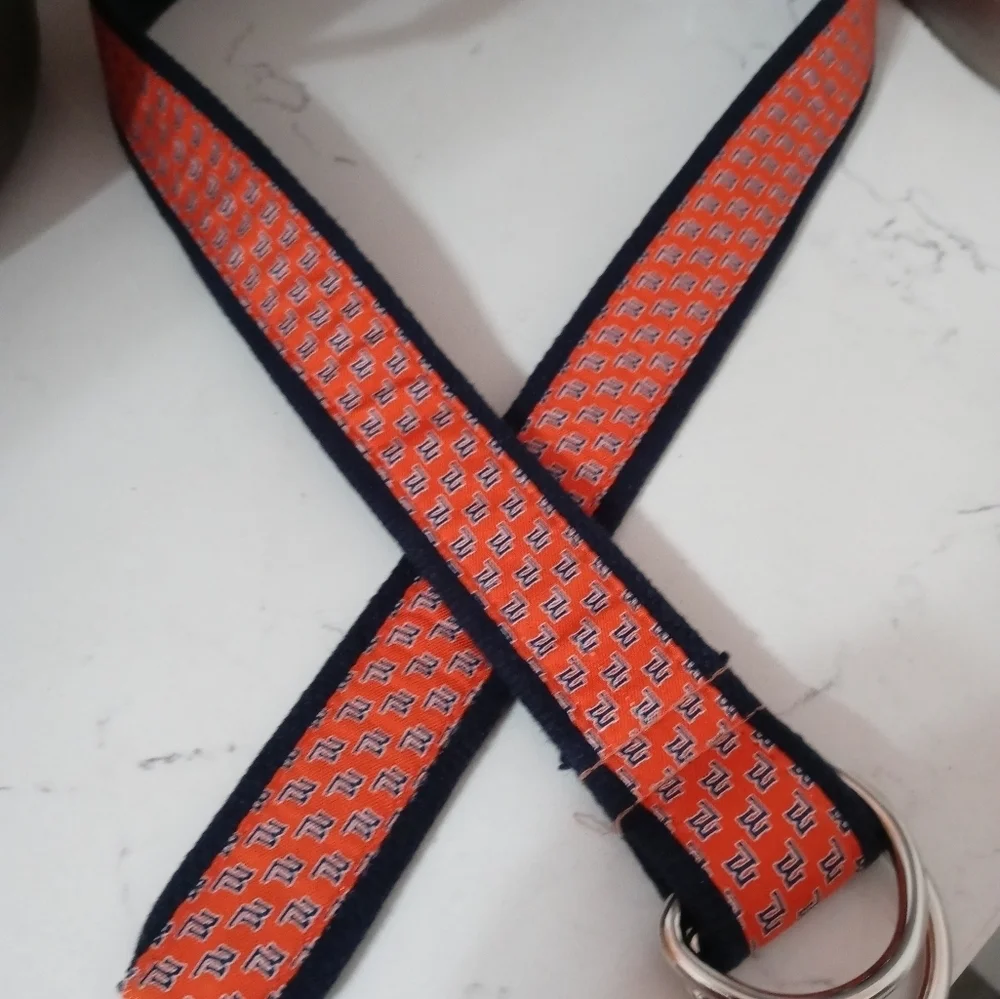 Vineyard Vines Mountain Lakes Educational Foundation 100% Cotton Canvas Belt